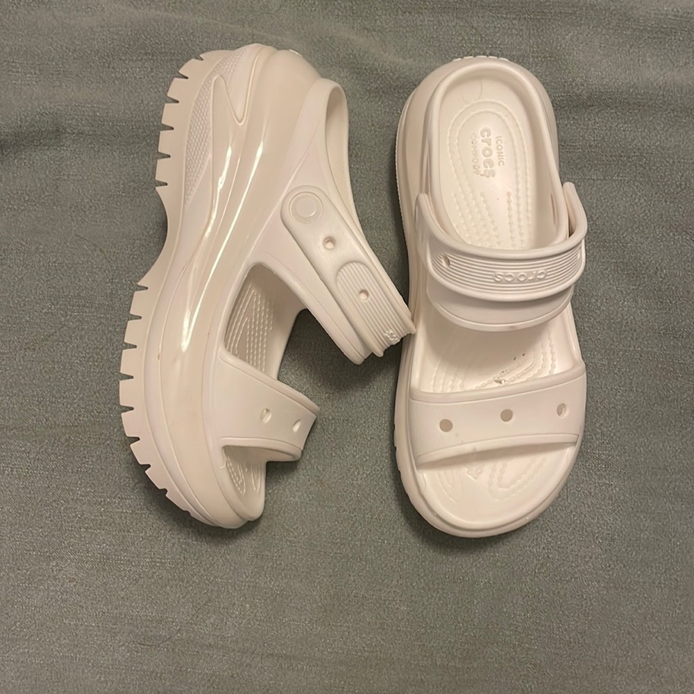 Worn once crocs
